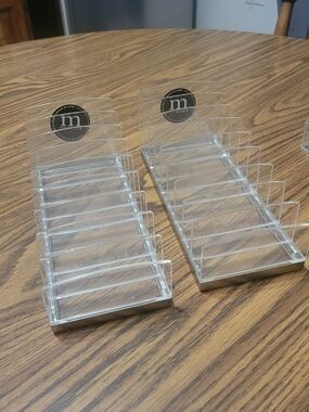 Amazon Essentials Clear Acrylic Slot Organizer Pair - Transparent